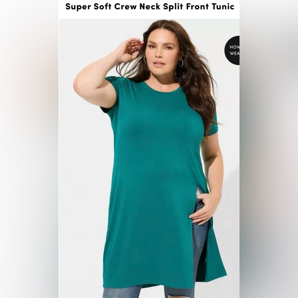 Torrid split tunic size 2